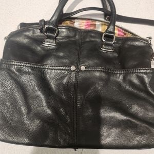 Black tignanello handbag